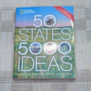 National Geographic 50 States 5000 Ideas - Red and Yellow